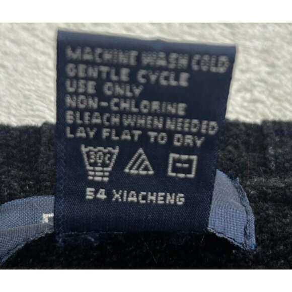 Vintage Dockers Sweater Mens XL Black Plaid Crewneck Knit Retro Pullover Warm - Picture 8 of 9